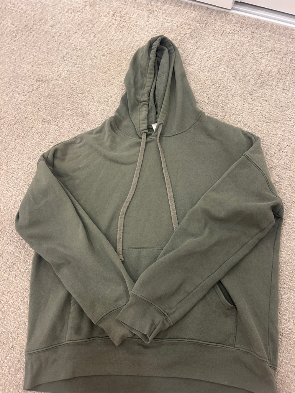 Bella Canvas Olive Green Women's Pullover Hoodie